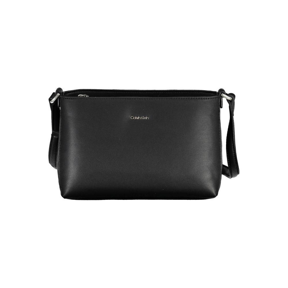 Calvin Klein Black Polyester Women Handbag CA-38162