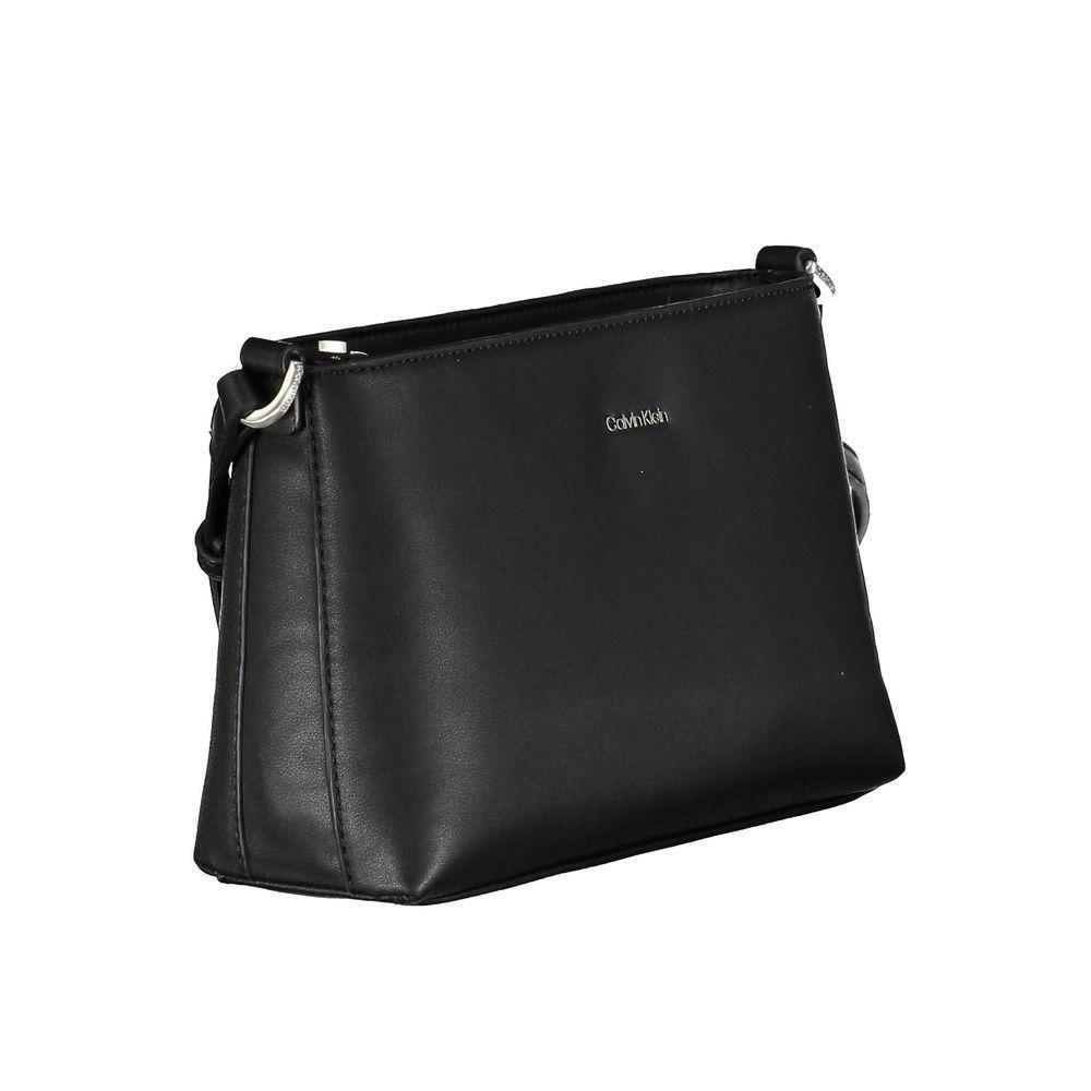 Calvin Klein Black Polyester Women Handbag CA-38162