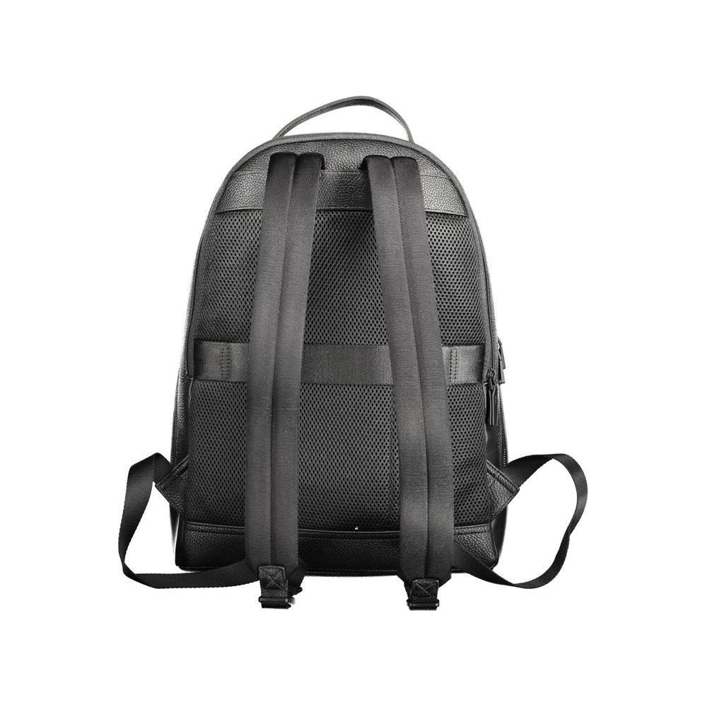 Tommy Hilfiger Black Polyethylene Men Backpack TO-14339