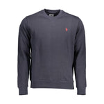 U.S. POLO ASSN. Blue Cotton Men Sweater US-16974-XL