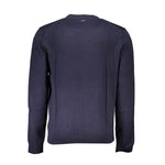 Napapijri Blue Cotton Men Sweater NA-25293-S
