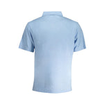 La Martina Light Blue Cotton Men Polo Shirt LA-30464-S