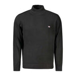 Norway 1963 Black Polyamide Men Sweater NO-33192-XXL