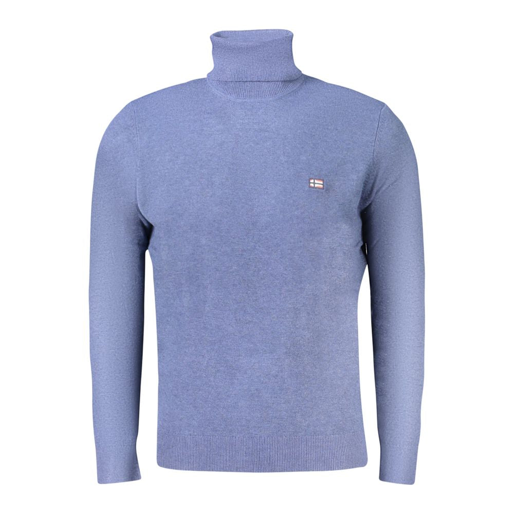 Norway 1963 Blue Wool Men Sweater NO-33459-XL