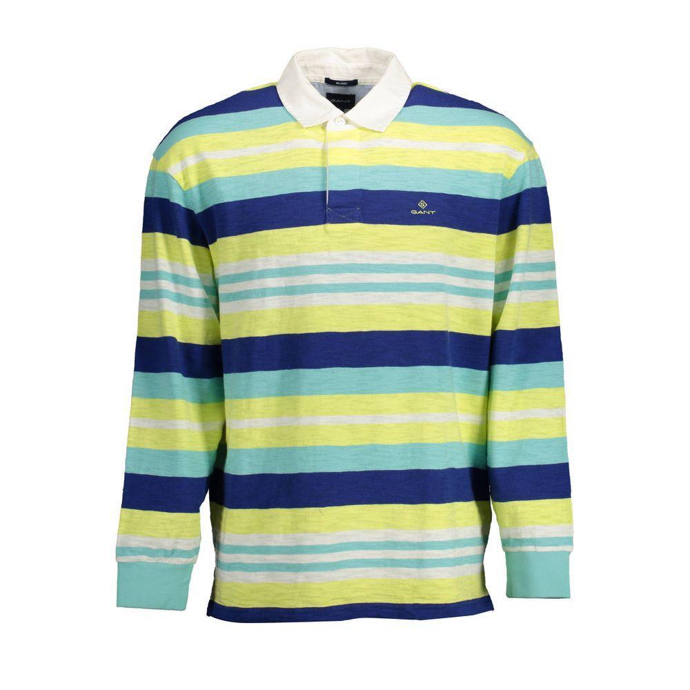 Gant Yellow Cotton Men Polo Shirt GA-37543-S