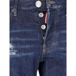 Dsquared² Blue Cotton Jeans & Pant DS-15497-IT44 | XS