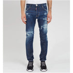 Dsquared² Blue Cotton Jeans & Pant DS-15497-IT44 | XS