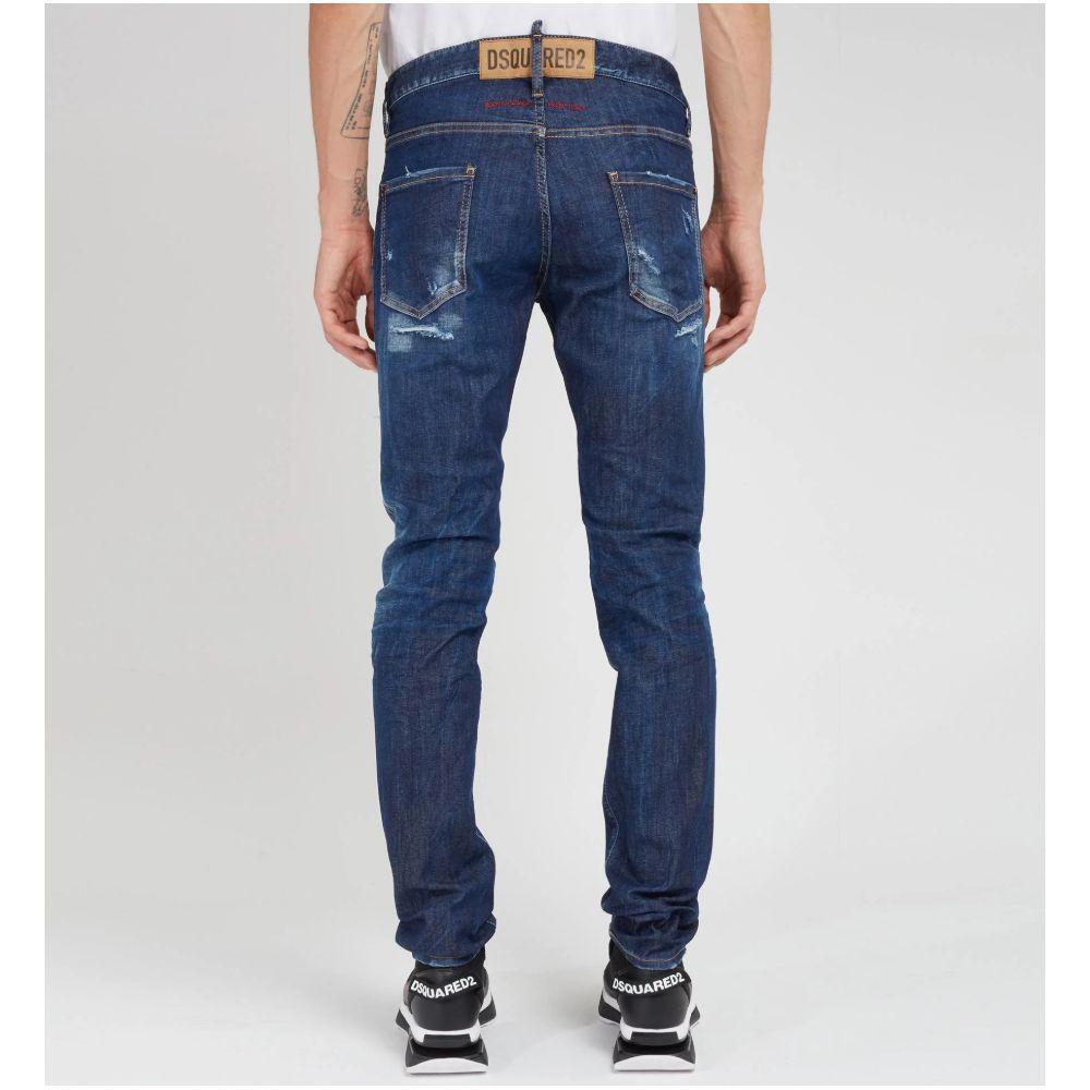 Dsquared² Blue Cotton Jeans & Pant DS-15497-IT44 | XS
