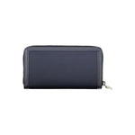 Tommy Hilfiger Chic Sustainable Blue Wallet with Secure Zip TO-27154