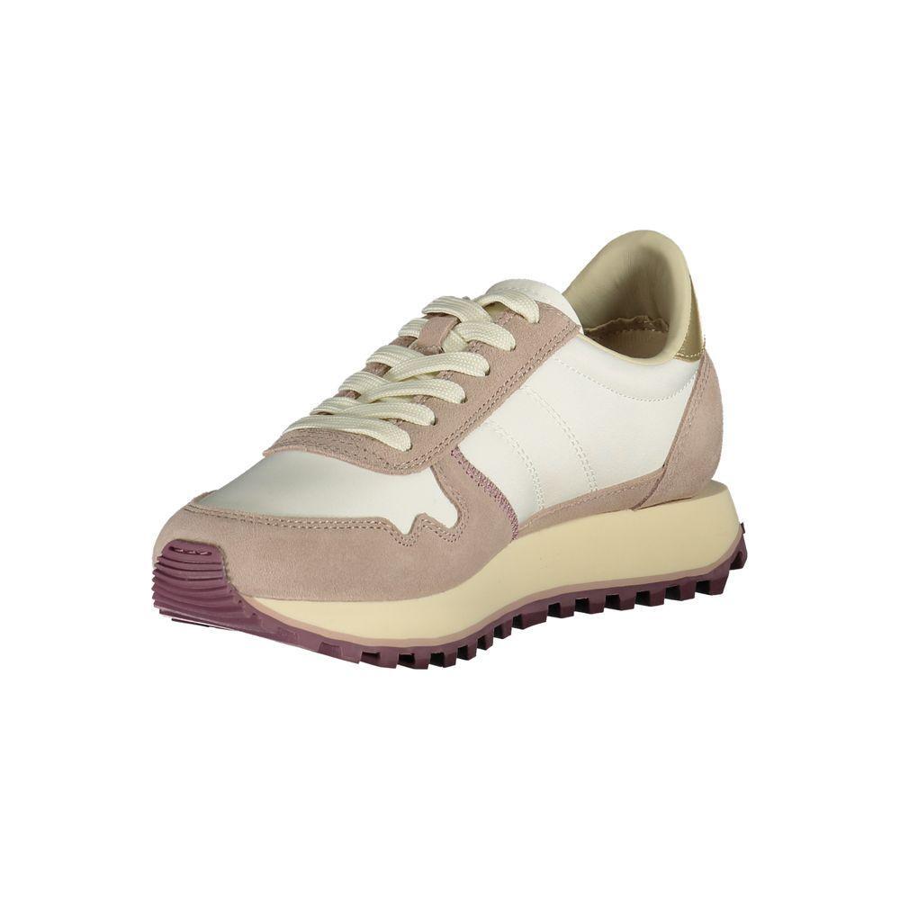 Blauer White Polyester Women Sneaker BL-35539-EU39/US9