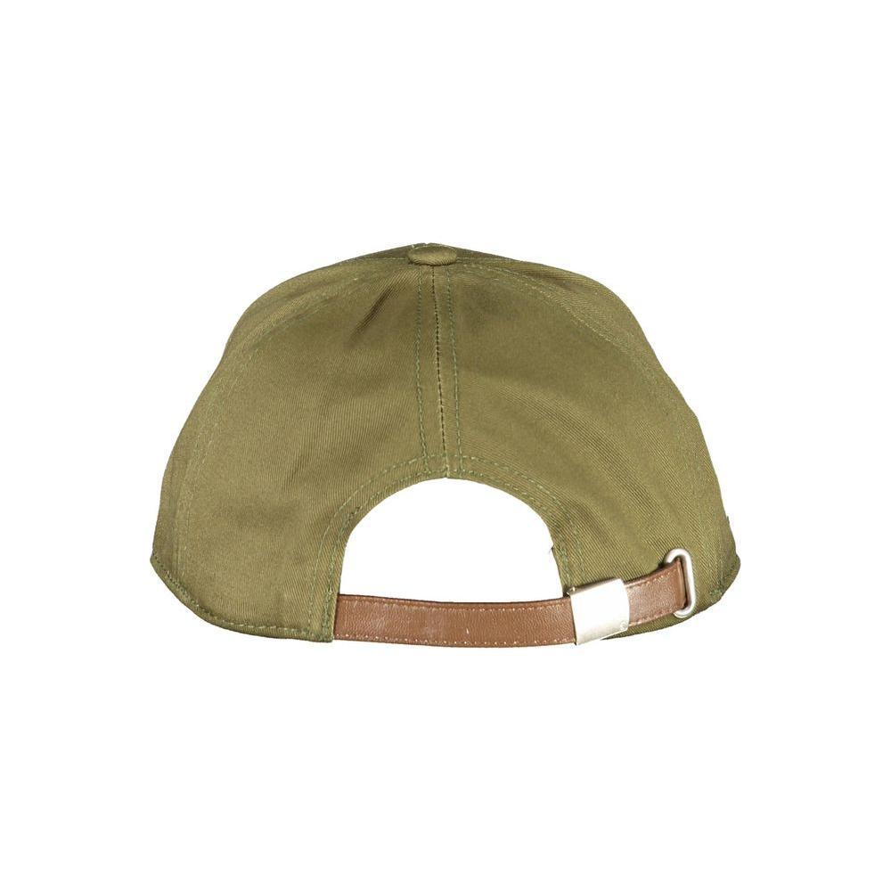 La Martina Green Cotton Men Cap LA-13275