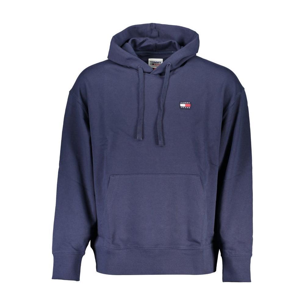 Tommy Hilfiger Chic Blue Hooded Sweatshirt with Logo Detail TO-27620-S