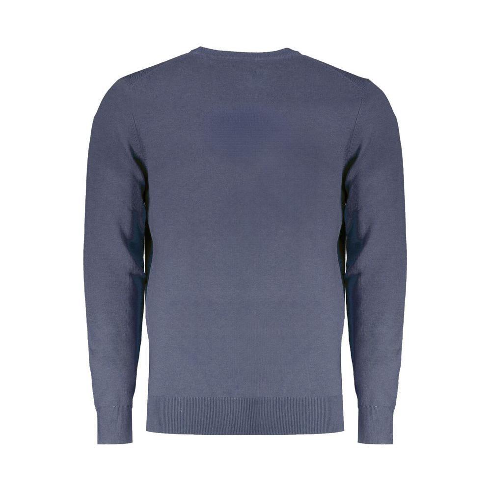 Norway 1963 Blue Wool Men Sweater NO-32046-3XL