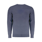 Norway 1963 Blue Wool Men Sweater NO-32046-3XL