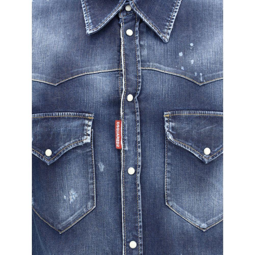 Dsquared² Fashion Western Shirt DS-S74DM0935S30341470-IT46 | S