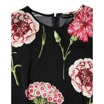 Dolce & Gabbana Black Floral Print Sleeveless Tank Blouse Top TSH906736-40