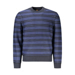 Hugo Boss Blue Wool Men Sweater BO-34607-S