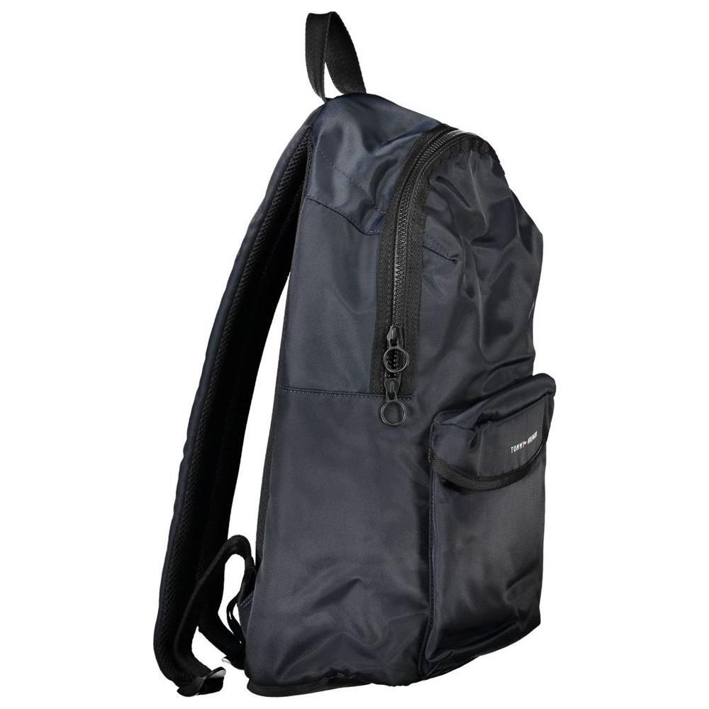 Tommy Hilfiger Blue Polyester Men Backpack TO-20406