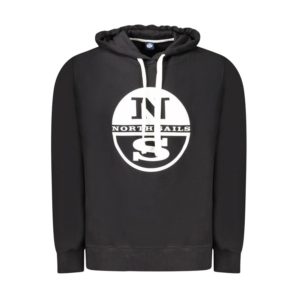 North Sails Black Cotton Men Sweater NO-34367-S