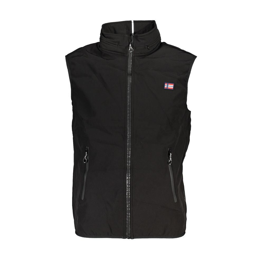 Scuola Nautica Black Polyester Jacket SC-22839-L