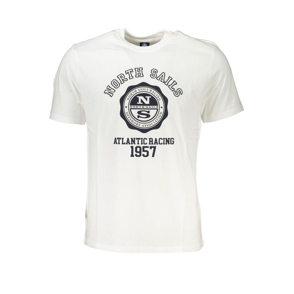 North Sails White Cotton T-Shirt NO-27283-S