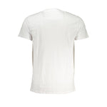 Cavalli Class White Cotton T-Shirt CA-28481-XL