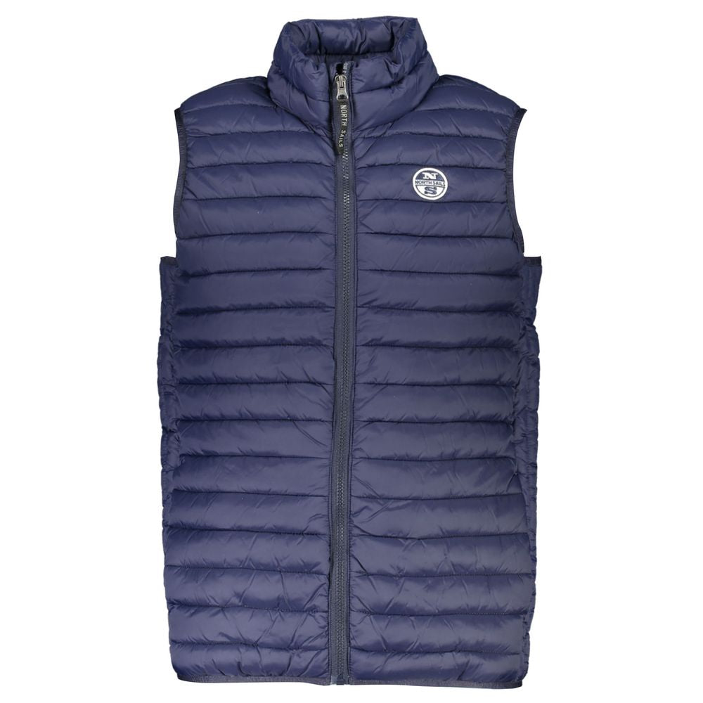 North Sails Blue Polyamide Men Jacket NO-23216-S
