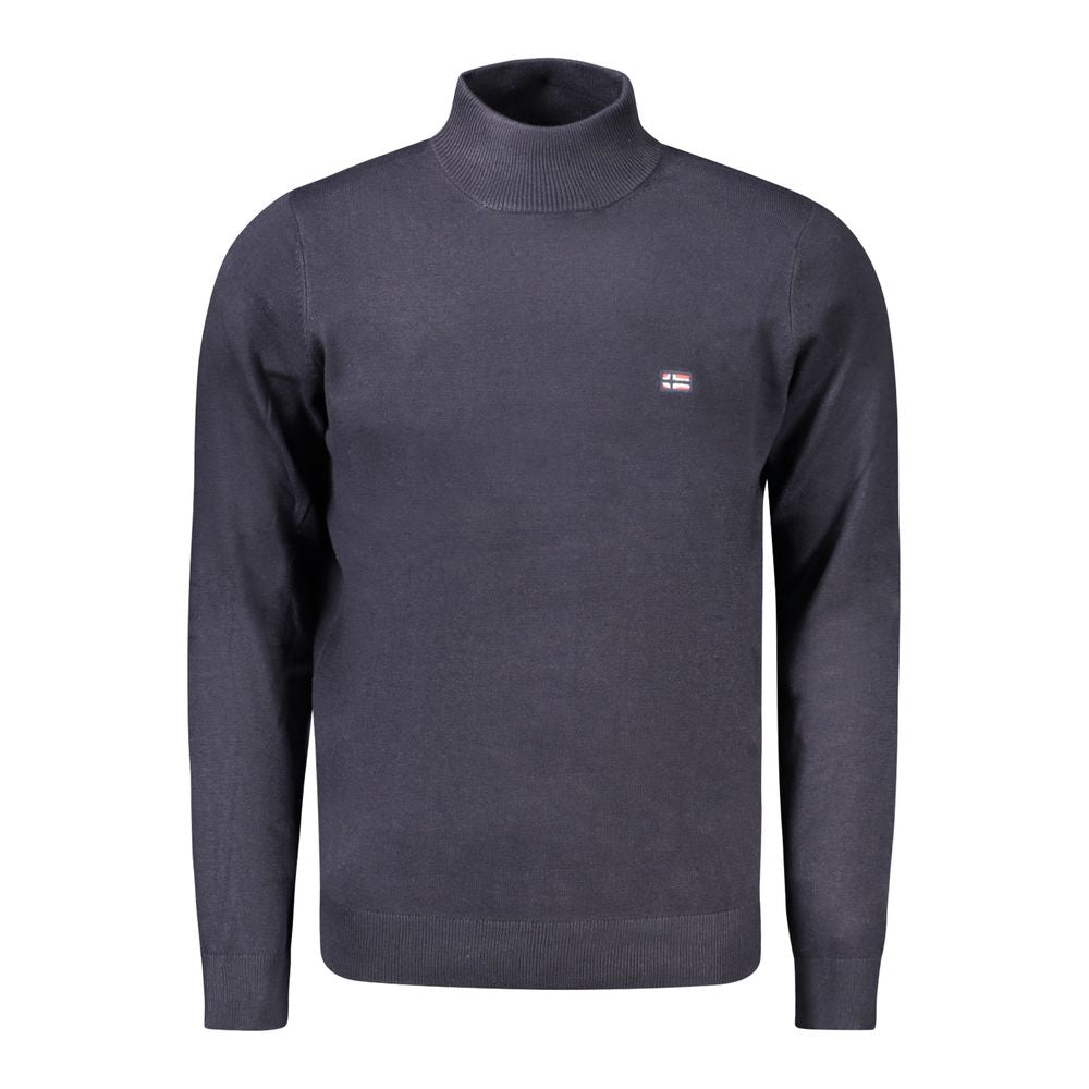 Norway 1963 Blue Polyamide Men Sweater NO-33157-3XL