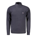 Norway 1963 Blue Polyamide Men Sweater NO-33157-3XL