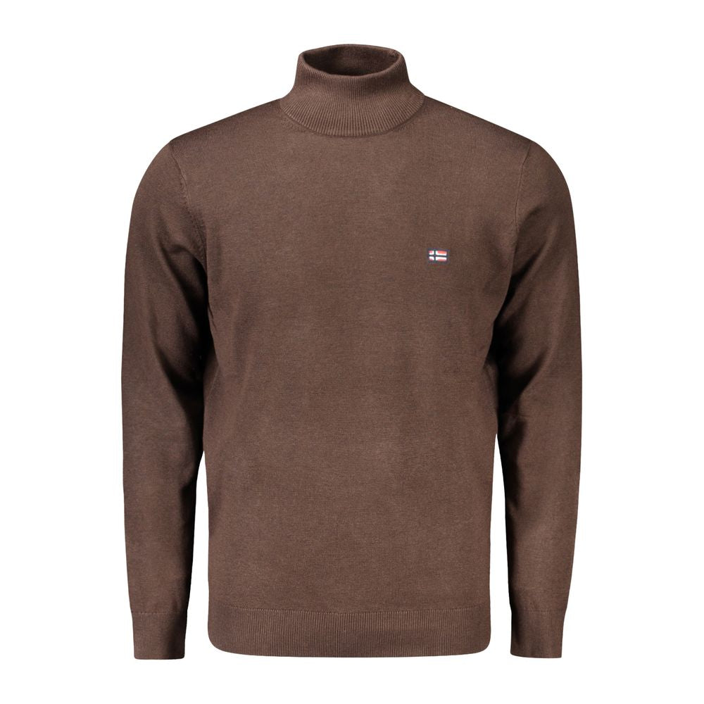 Norway 1963 Brown Polyamide Men Sweater NO-33160-3XL