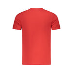 Cavalli Class Red Cotton Men T-Shirt CA-36658-M