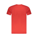 Cavalli Class Red Cotton Men T-Shirt CA-36660-M