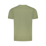 Cavalli Class Green Cotton Men T-Shirt CA-36666-M