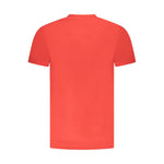 Cavalli Class Red Cotton Men T-Shirt CA-36677-M