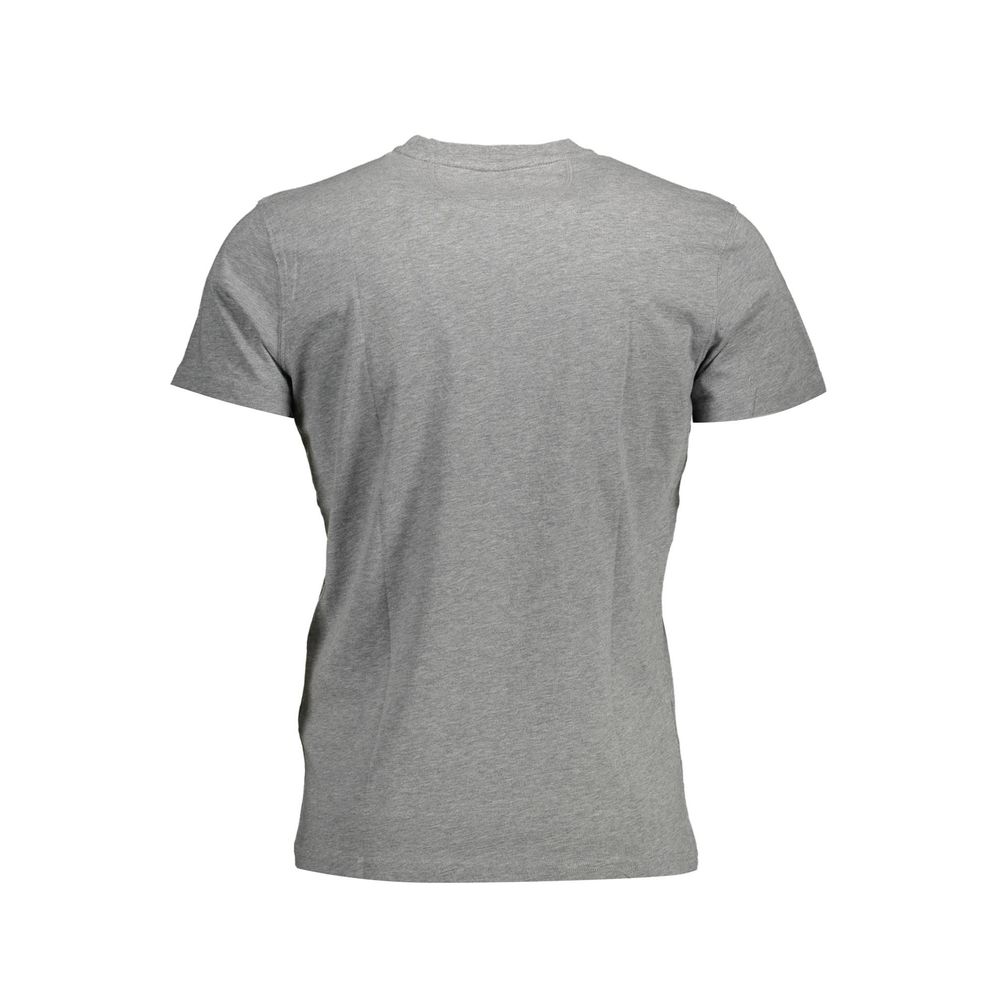 Back view of La Martina Brown Cotton Men T-Shirt showcasing craftsmanship.
