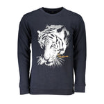Cavalli Class Blue Cotton Sweater CA-26757-L