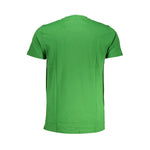 Cavalli Class Green Cotton T-Shirt CA-28587-L