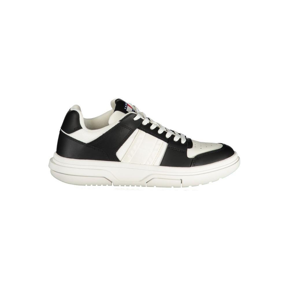 Tommy Hilfiger Black Leather Women Sneaker TO-32591-EU36/US6