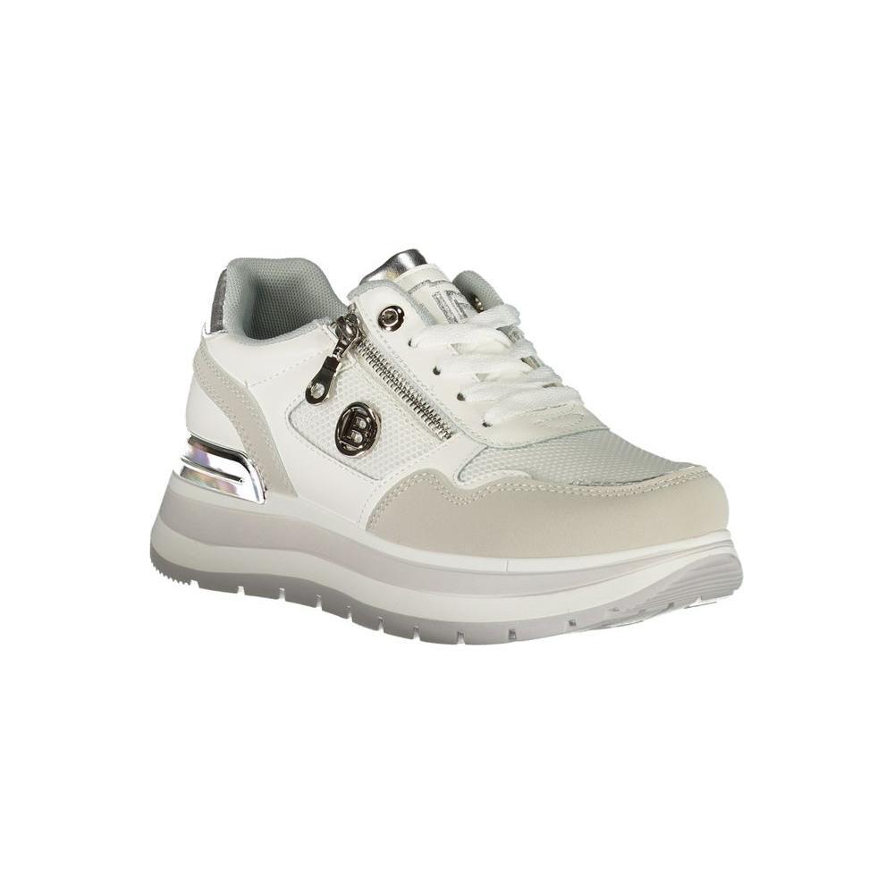 Laura Biagiotti White Polyester Women Sneaker LA-36493-EU37/US7