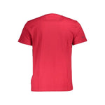 La Martina Red Cotton Men T-Shirt LA-36798-M