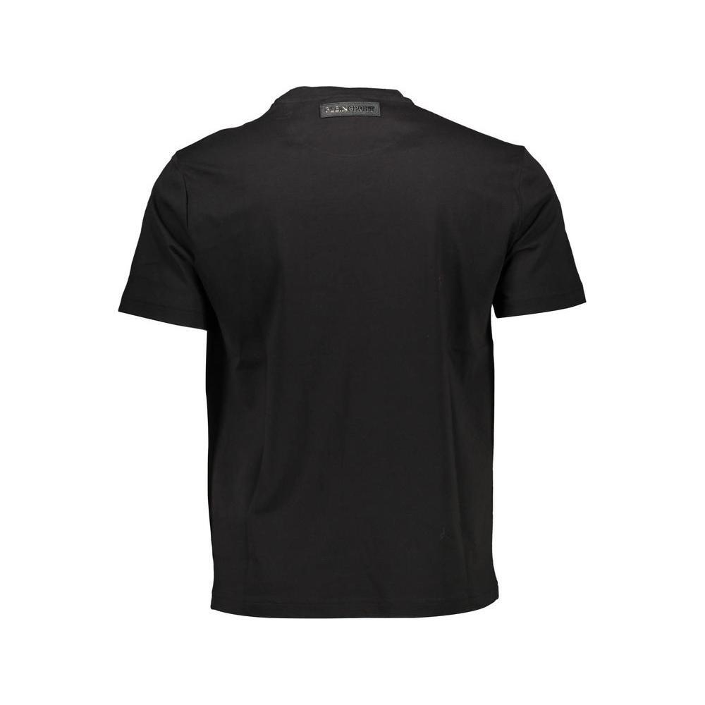 Plein Sport Black Cotton Men T-Shirt PL-36977-S