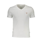 Guess Jeans White Organic Cotton Men T-Shirt GU-37561-XL