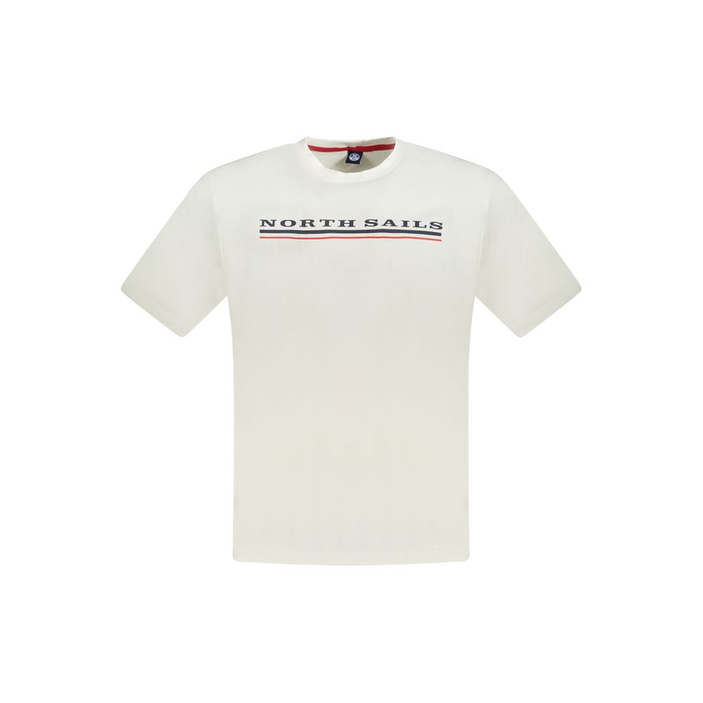 North Sails White Cotton Men T-Shirt NO-33746-S