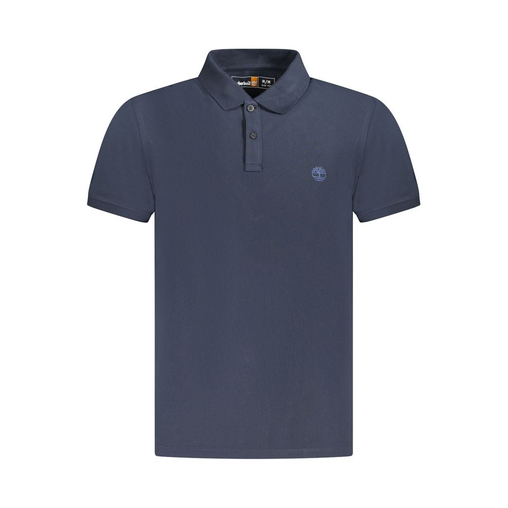 Timberland Blue Cotton Men Polo Shirt TI-35417-S