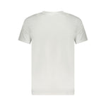 Cavalli Class White Cotton Men T-Shirt CA-36674-M