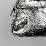 Balenciaga Gray Calfskin Handbag