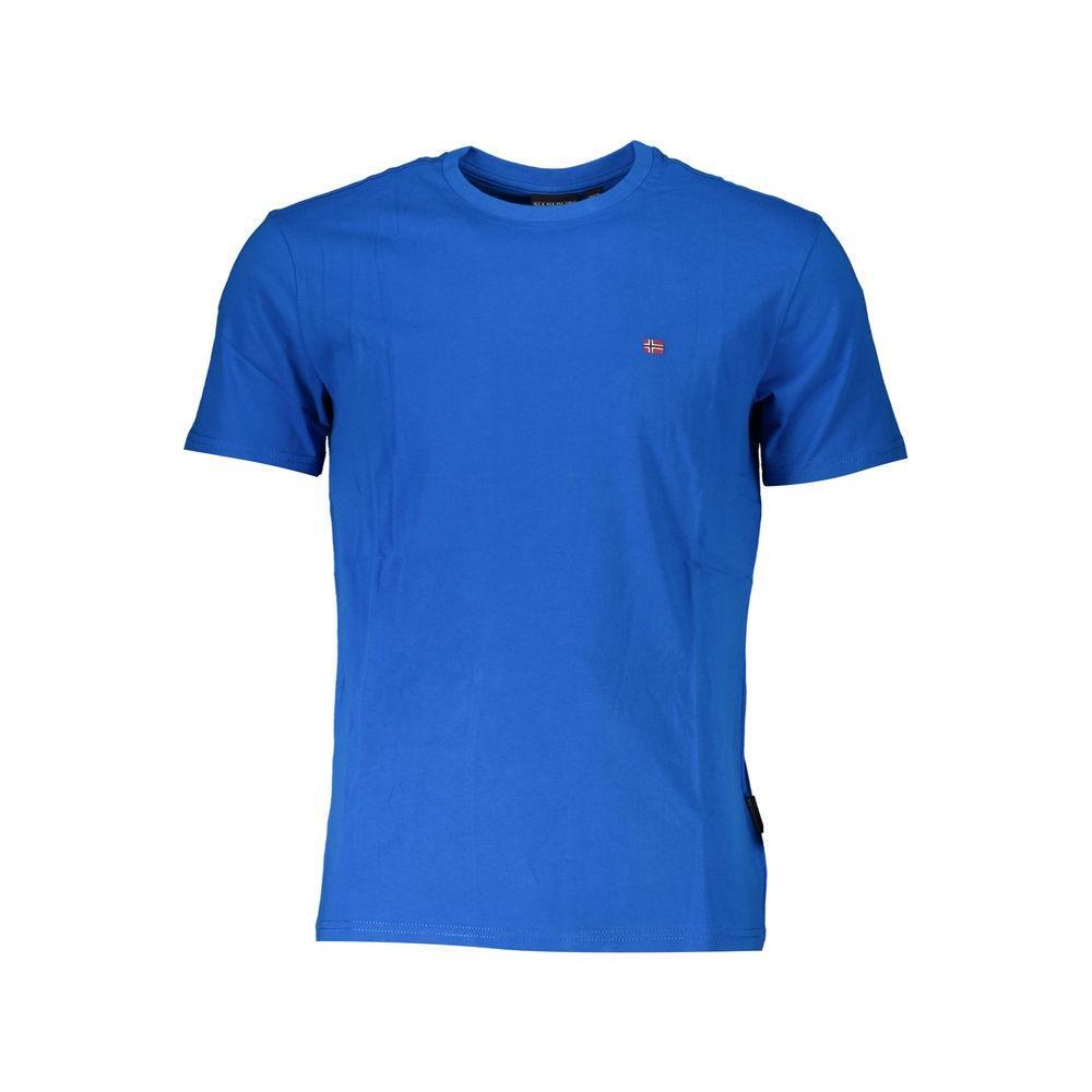 Napapijri Blue Cotton T-Shirt NA-28160-S