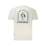Napapijri White Cotton Men T-Shirt NA-35886-M