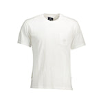 La Martina White Cotton Men T-Shirt LA-37631-M