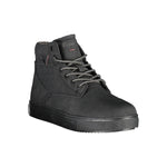 Carrera Chic Black Lace-up Boots with Contrast Details CA-25543-EU40/US7